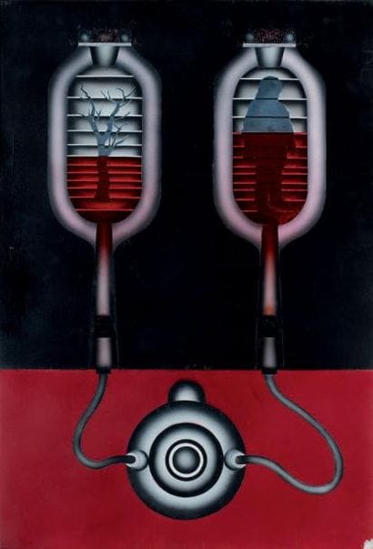 IRENA DEDICOVA (1932-1990)
Les vases communicants...