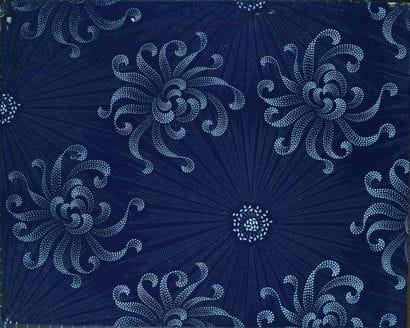 PROJET DE TISSUS, 1906 Blanc de céruse sur...