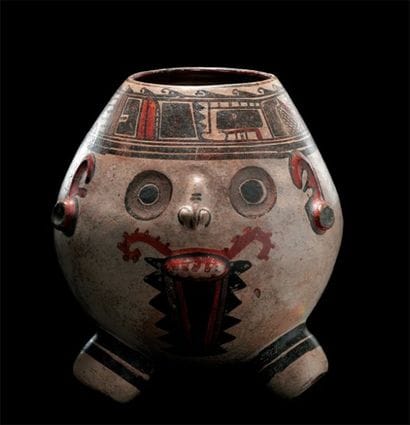 Vase tripode Culture Nicoya, Costa Rica Période...
