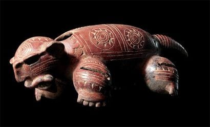 Grelot anthropozoomorphe Culture Guanacaste,...