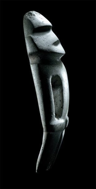 Statue anthropomorphe Culture Mezcala, Etat...