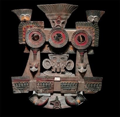 Couvercle d'encensoir Culture Teotihuacan,...