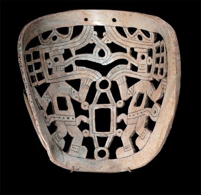 Pendentif anthropomorphe Culture Huaxteque,Mexique...