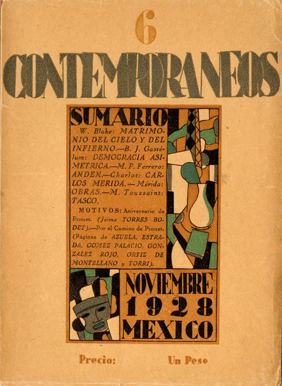 [REVIEW]. CONTEMPORANEOS. Mexico, N° 6/1928....