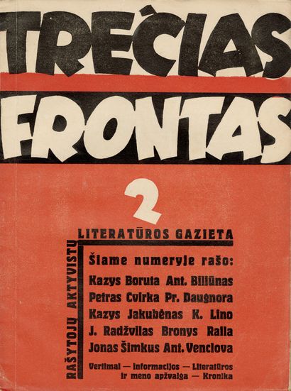 [REVIEW].! TRECIAS FRONTAS. Kaunas, Nos.1,...