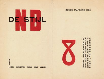 [REVIEW]. DE STIJL. Leiden, N° 8/1924. 20.5...
