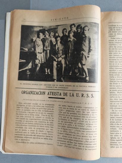 [REVUE]. SIMIENTE, Xalapa, N° 1/1930. 29...