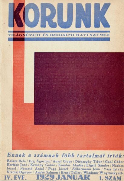 [REVIEW]. KORUNK. Cluj (Romania), N° 1/1929....