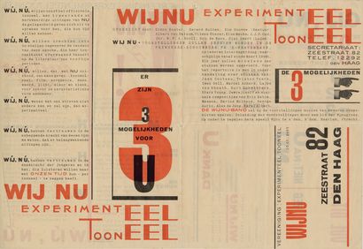 WIJ NU. EXPERIMENTEEL TOONEEL. [ADVERTISING...