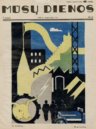 [REVUE]. MUSU DIENOS. Kaunas, N° 6/1928....