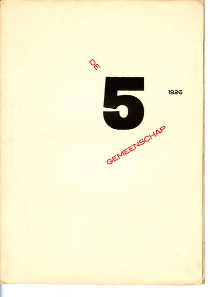 [REVUE]. DE GEMEENSCHAP. Utrecht. 5 issues,...