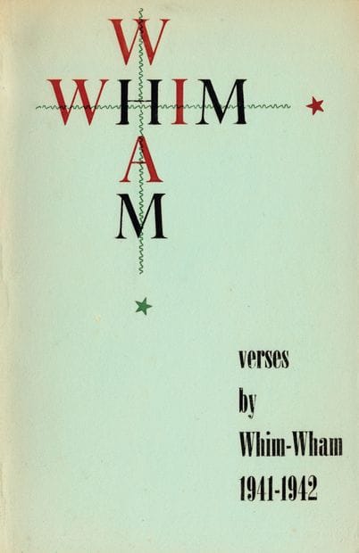 WHIM-WHAM. VERSES 1941-1942. Christchurch,...