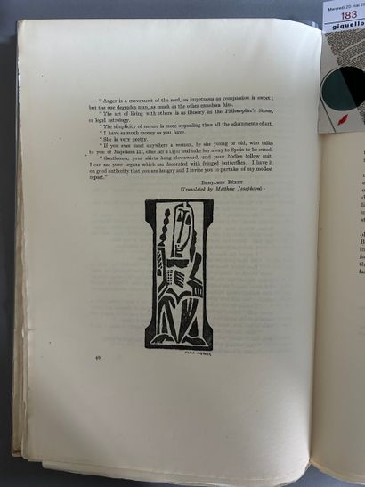 [REVIEW]. BROOM. Rome, Vol. 3, N° 1/August...