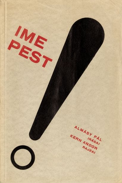 ALMASY Pál. IME PEST. 1932. 24.2 x 16.2 cm,...