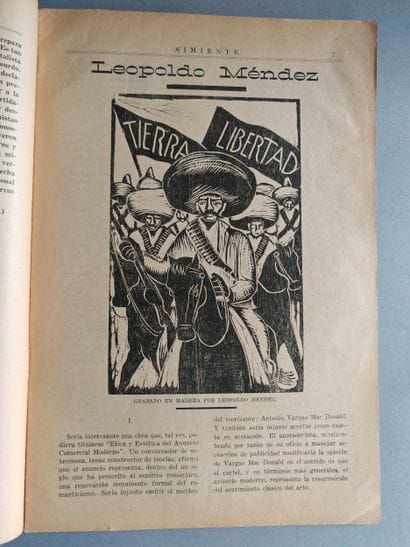 [REVUE]. SIMIENTE, Xalapa, N° 1/1930. 29...
