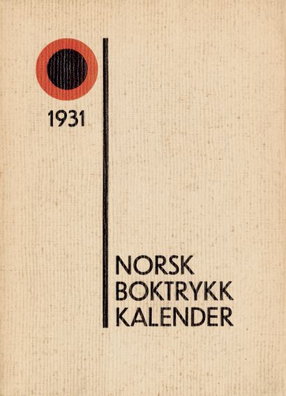 [ANNUAIRE]. NORSK BOKTRYKK KALENDER. Oslo,...