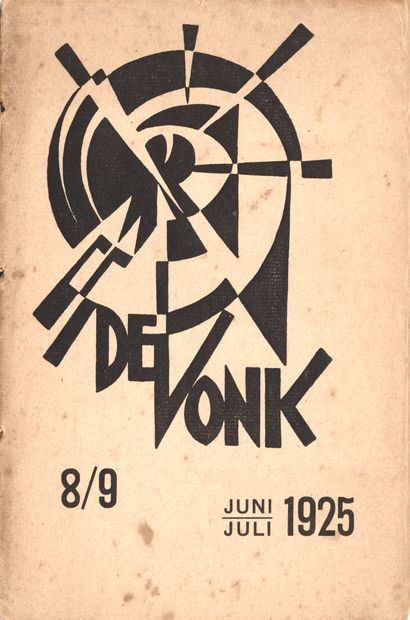 [REVUE]. DE VONK, Rotterdam, N° 2/1924, 3,4,5,6,7,8-9/1925....