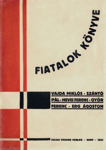 VAJDA Miklós. FIATALOK KONYVE. Vienna, 1924....