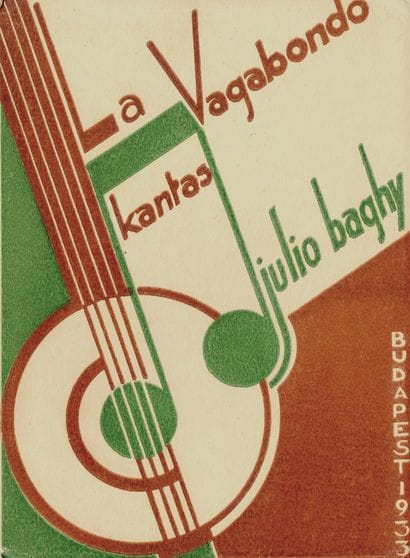 BAGHY Julio, LA VAGABONDO KANTAS. Budapest,...
