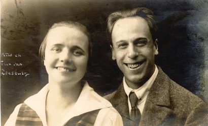 [PHOTOGRAPH]. PETRO AND THEO VAN DOESBURG....
