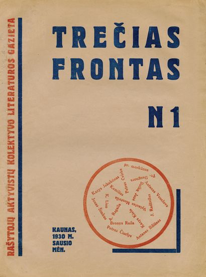 [REVIEW].! TRECIAS FRONTAS. Kaunas, Nos.1,...