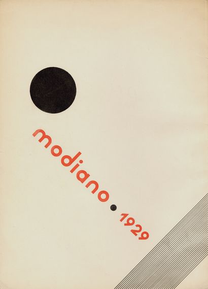 [ADVERTISING FLYER]. MODIANO. Budapest, 1929....
