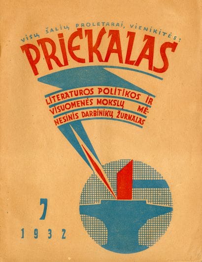 [REVUE]. PRIEKALAS. Kaunas, N° 7/1932. 24...