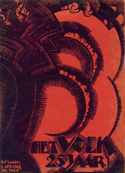 [REVUE]. HET VOLK. Amsterdam, N° 7656/ 1925....