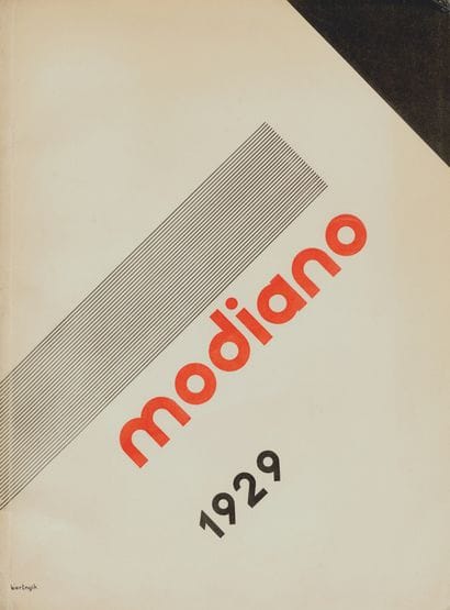 [ADVERTISING FLYER]. MODIANO. Budapest, 1929....