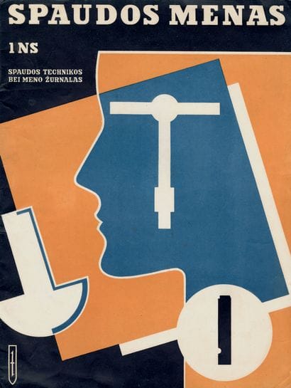 [REVUE]. SPAUDOS MENAS. Klaipeda, N° 1/1934....