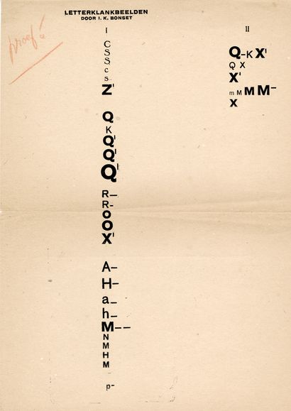 TYPOGRAPHIC PRINT for the REVUE DE STYL....