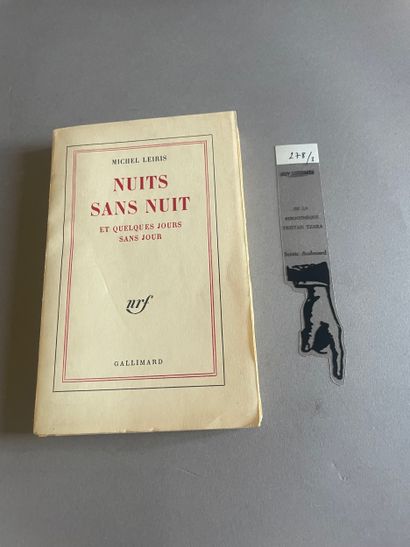LEIRIS, Michel. *Haut Mal*. NRF, Gallimard,...