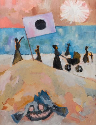 Christiane KUBRICK (born in 1932) *Beach*...