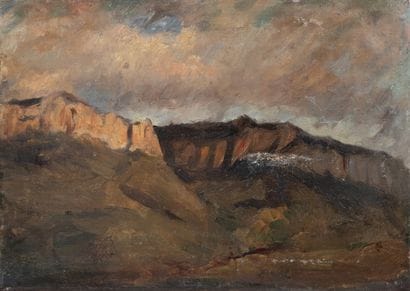 19th-century French School; Landscape; Oil...