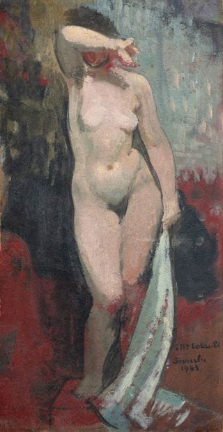 Jean SOUVERBIE (1891–1981) *Bather* Oil on...