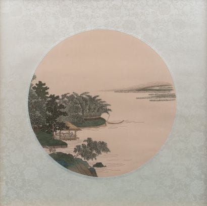 20th-Century Chinese School; Lake Landscape;...