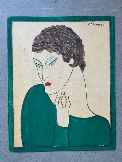 André DOMIN (1883–1962) *The Model at Rest*...