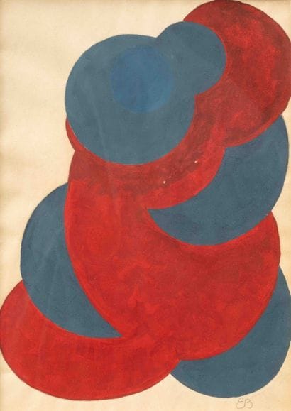 Modern School by II Gouache, bearing the...