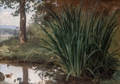 Jean-Baptiste GIBERT (1803–1883) Pond with...