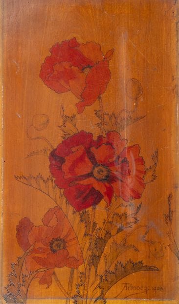 Abel TRINOCQ (active ca. 1865–1884) Poppy...