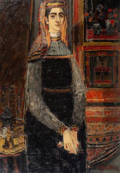 Crikor GARABETIAN (1908–1993) Woman with...