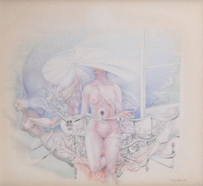 Jean KAZANDJIAN (born in 1938) *Le bain de...
