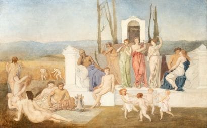 Late 19th-century French school; Ancient...