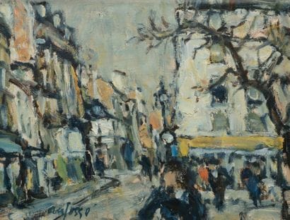Pierre ANFONSSO (1928–2004) Street in Paris...