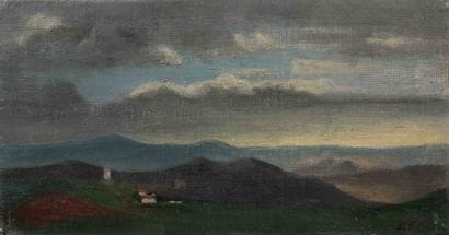 Louis CABAT (1812–1893) Mountain Sky Oil...