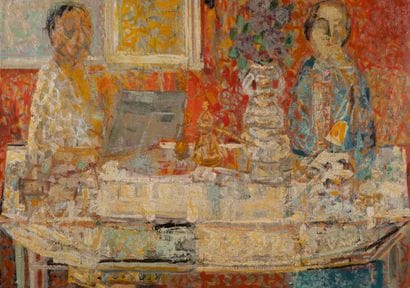 Crikor GARABETIAN (1908–1993) Couple Seated...