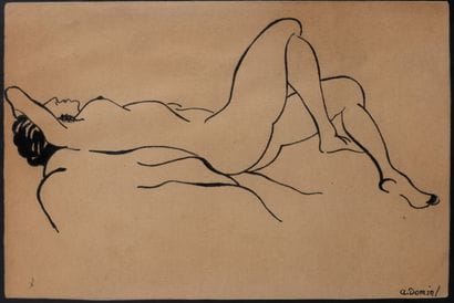 André DOMIN (1883–1962) *The Model at Rest*...
