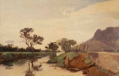 Jean-Baptiste GIBERT (1803–1883) Riverbank...