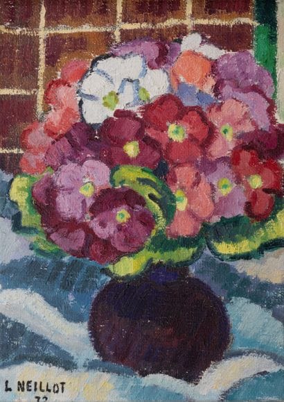 Louis NEILLOT (1898–1973) Vase of Flowers,...