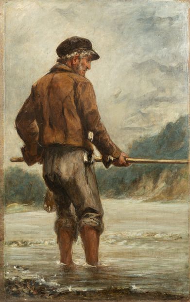 Pierre ANDRIEU (1821–1892) *The Fisherman*...